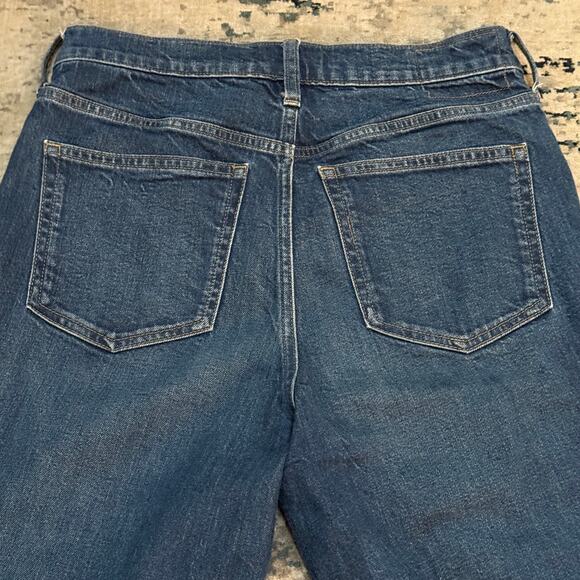 J Crew Jeans Womens 27 Petite Blue 96 Denim Trouser High Rise Wide Leg Y2K - Picture 5 of 11